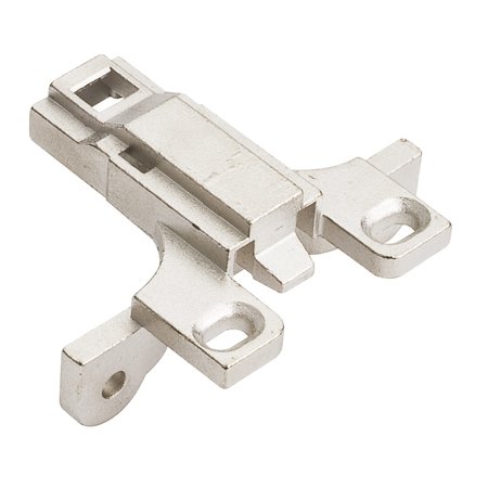HARDWARE RESOURCES Heavy Duty 3 mm Non-Cam Adj Zinc Die Cast Plate for 500 Series Euro Hinges 400.3456.75